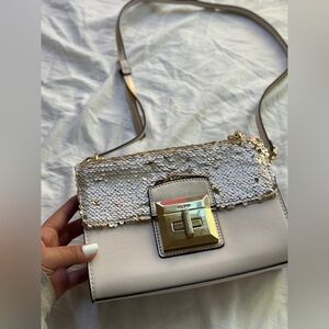 Aldo Crossbody Medium Bag Gold/Silver Sequence